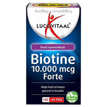 Lucovitaal Biotine 10.000mcg Forte - 150 zuigtabletjes