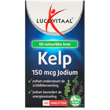 Lucovitaal Kelp 150mcg Jodium – 60 tabletten image 1