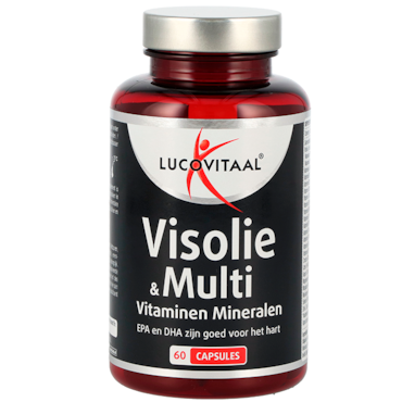 Lucovitaal Visolie & Multi Vitaminen Mineralen - 60 capsules image 2