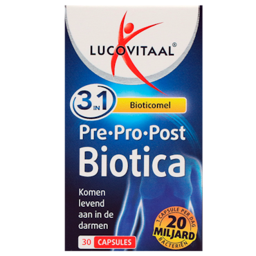 Lucovitaal Pre Pro Post Biotica - 30 capsules image 1