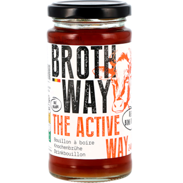 Brothway Bouillon à Boire d'Os de Bœuf 'The Active Way' - 240ml