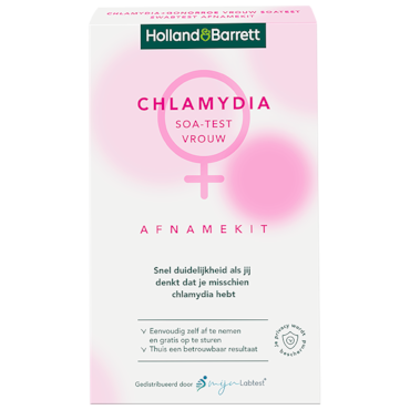 Holland & Barrett Chlamydia Soa-Test Vrouw Swabtest Afnamekit - 1 stuk image 1