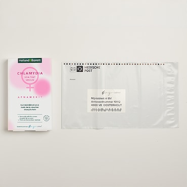 Holland & Barrett Chlamydia Soa-Test Vrouw Swabtest Afnamekit - 1 stuk image 2