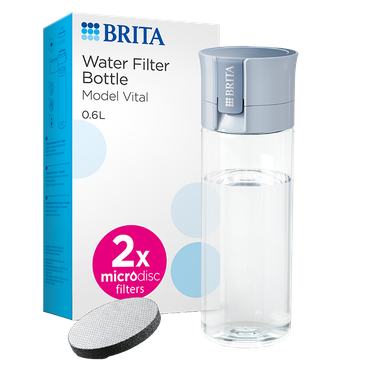 Reviews over Brita Waterfilterfles Vital 600ml Lichtblauw - inclusief 2 filters