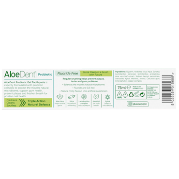 AloeDent® Dentifrice Probiotique Aloe Vera - 75ml image 4