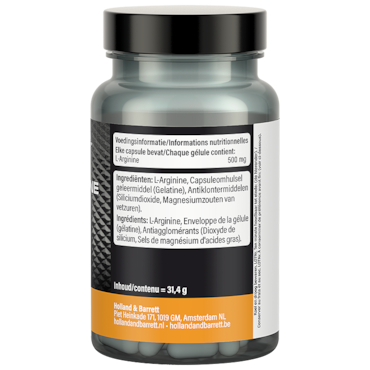 Precision Engineered L-Arginine 500mg - 50 capsules image 2