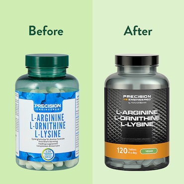 Precision Engineered L-Arginine + L-Ornithine + L-Lysine - 120 comprimés image 2