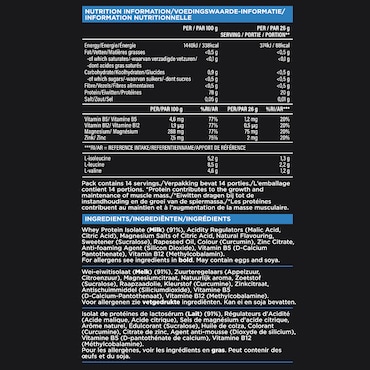 Precision Engineered Clear Protéine Isolat Whey Limonade - 364g image 2