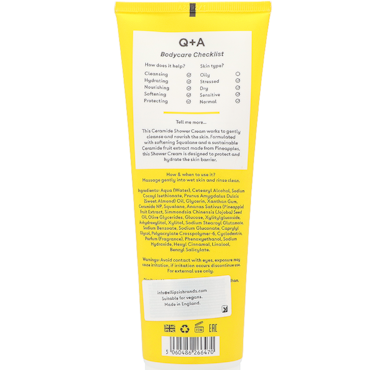 Q+A Ceramide Shower Cream - 250ml image 2