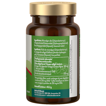 Holland & Barrett Oméga 3 Vegan 250 mg DHA - 60 softgels image 2