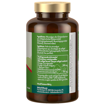 Holland & Barrett Oméga 3 Vegan 250 mg DHA - 120 softgels image 2