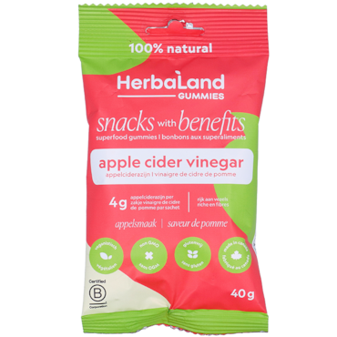 HerbaLand Bonbons aux Superaliments Vinaigre de Cidre de Pomme - 40g image 1