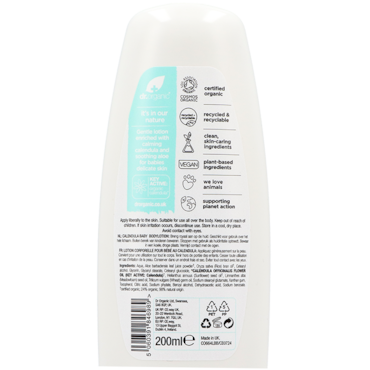 Dr. Organic Bébé Lotion au Calendula - 200ml image 2