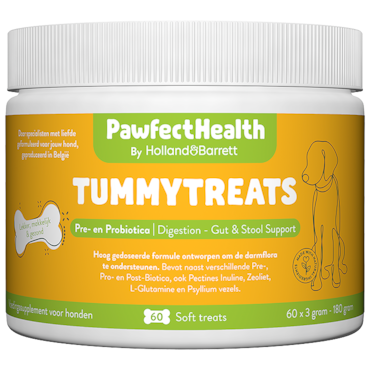 Holland & Barrett PawfectHealth Tummytreats Pre- En Probiotica Hond - 60 soft treats image 1