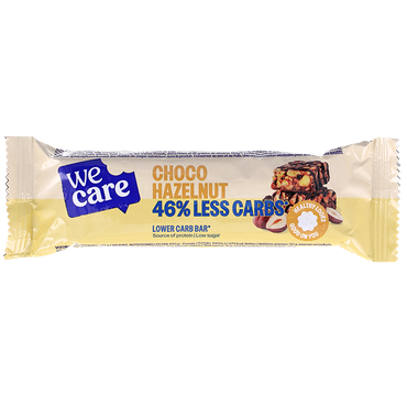 WeCare Lower Carb Chocolate Hazelnut Reep - 37g