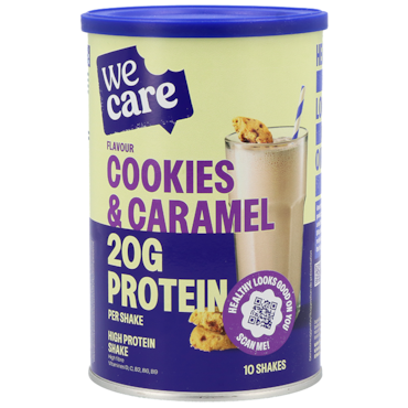 WeCare Protein Shake Cookies & Caramel - 340g image 1