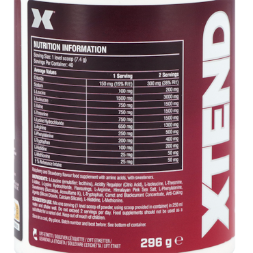 XTEND Essentiële Aminozuren + Elektrolyten Summer Fruits - 296g image 2