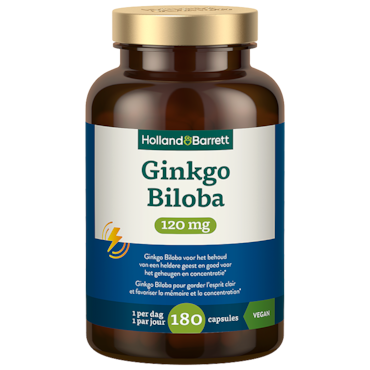 Holland & Barrett Ginkgo Biloba 120mg - 180 capsules image 1