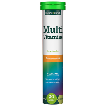 Holland & Barrett Multivitamine Bruistablet Sinaasappelsmaak - 20 bruistabletten