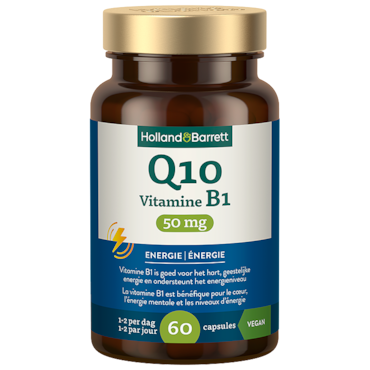 Holland & Barrett Q10 Vitamine B1 50mg - 60 capsules image 1