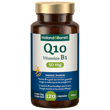 Holland & Barrett Q10 Vitamine B1 50mg - 120 capsules image 1