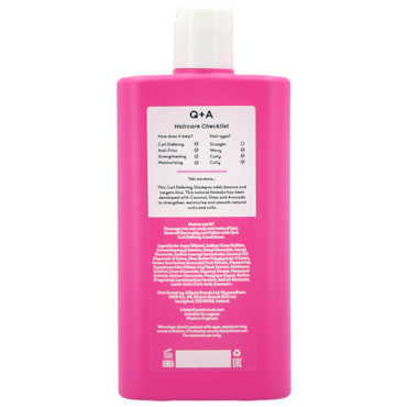 Q+A Curl Defining Shampoo - 250ml image 2