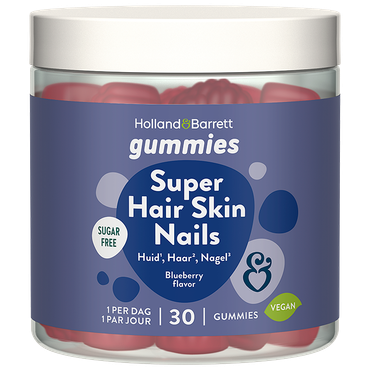 Reviews over Holland & Barrett Super Hair Skin Nails Gummies - 30 gummies