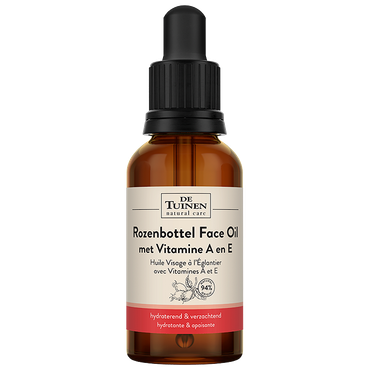 Reviews over De Tuinen Rozenbottel Gezichtsolie Vitamine A & E - 30ml