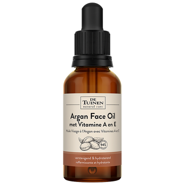 Reviews over De Tuinen Argan Gezichtsolie Vitamine A & E - 30ml