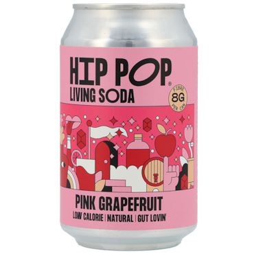 Hip Pop Pink Grapefruit - 330ml image 1