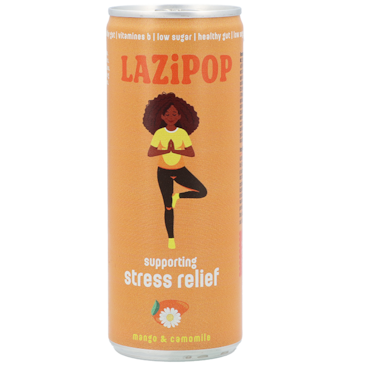 Lazipop Supporting Stress Relief Mango & Kamille - 250ml image 1