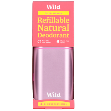 Wild Déodorant Fleur de Cerisier + Étui Rose - 1x kit de base image 1