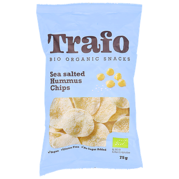Reviews over Trafo Hummus Chips Zeezout - 75g