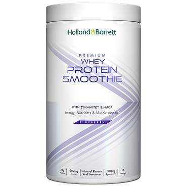 Reviews over Holland & Barrett Premium Whey Protein Smoothie Blueberry - 500g