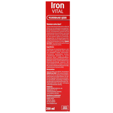 Hübner Iron Vital Vloeibaar IJzer - 250ml image 3