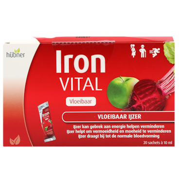 Hübner Iron Vital Vloeibaar IJzer - 20 zakjes image 1