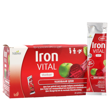 Hübner Iron Vital Vloeibaar IJzer - 20 zakjes image 2