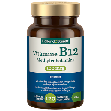 Holland & Barrett Vitamine B12 Methylcobalamine 100mcg - 120 tabletten image 1