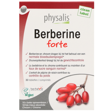 Physalis Berberine Forte - 30 tabletten image 1