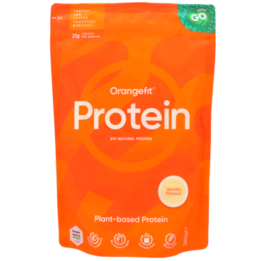 Orangefit Plantaardige Proteïne Vanillesmaak – 260g image 1