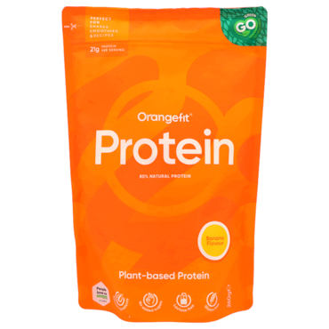 Orangefit Plantaardige Proteïne Banaansmaak – 260g image 1