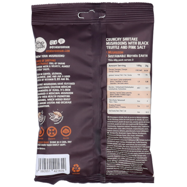 Other Foods Crunchy Shiitake Mushrooms Black Truffle Chips - 40g image 2