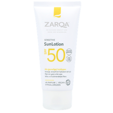 Reviews over ZARQA Sensitive Sunlotion SPF50 - 50ml