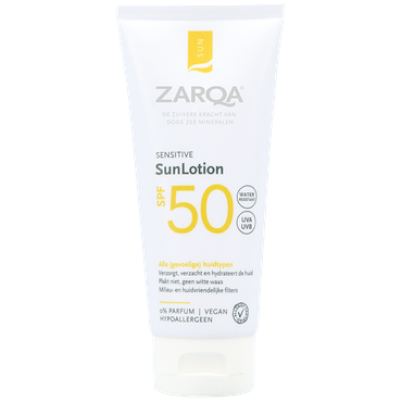 Reviews over ZARQA Sensitive Sunlotion SPF50 - 100ml