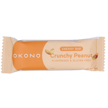 Reviews over OKONO Energy Bar Crunchy Peanut - 40g