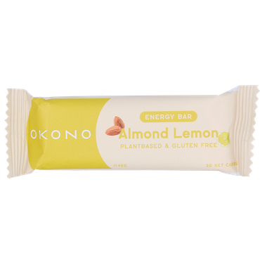 Reviews over OKONO Energy Bar Almond Lemon - 40g