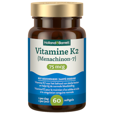 Holland & Barrett Vitamine K2 75mcg - 60 softgels