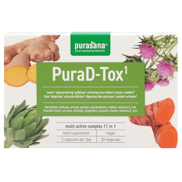 Purasana PuraD-Tox Complexe 11-in-1 - 30 capsules image 1