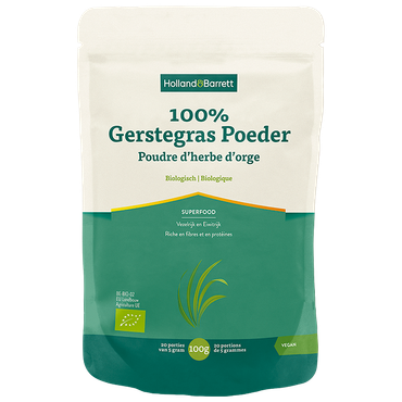 Reviews over Holland & Barrett 100% Gerstegras Poeder Biologisch - 100g