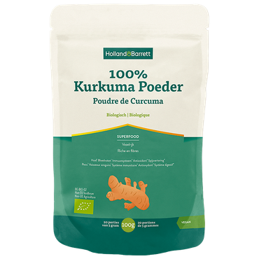 Reviews over Holland & Barrett 100% Kurkuma Poeder Biologisch - 100 gram
